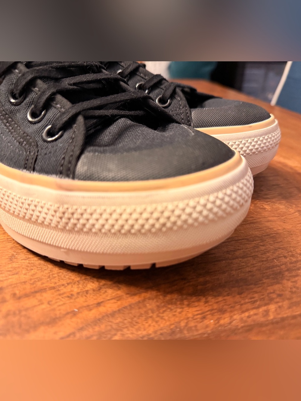 Adidas Women’s ‎Nizza Trek Black Magic Beige Trek Athletic Shoe Sneaker - Picture 7 of 16